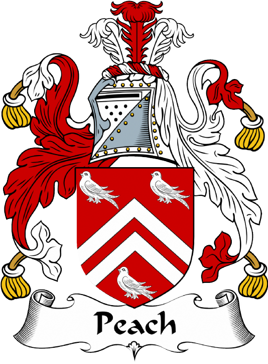 Peach Coat of Arms