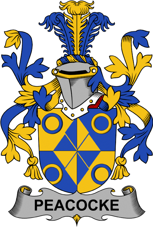 Peacocke Coat of Arms