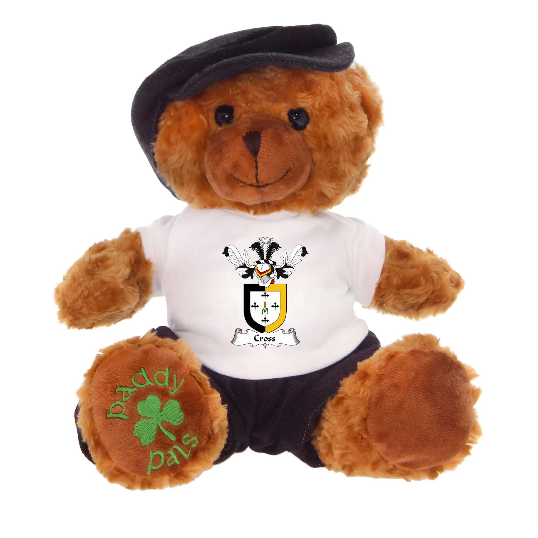 Cross Family Crest Bear